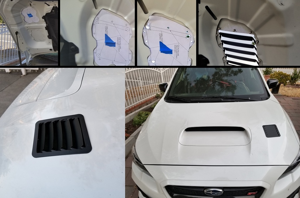 Hood Louver Kit WRX/STI (VA) Verus Engineering